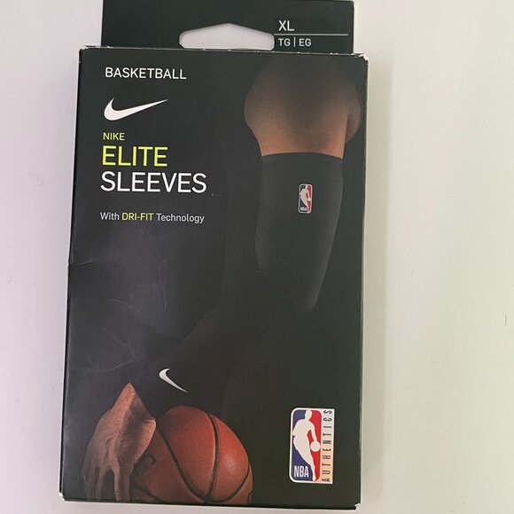 Nike Basketball NBA Elite Sleeves Dri-Fit Style CT3750 GREEN Size XL - Picture 1 of 5